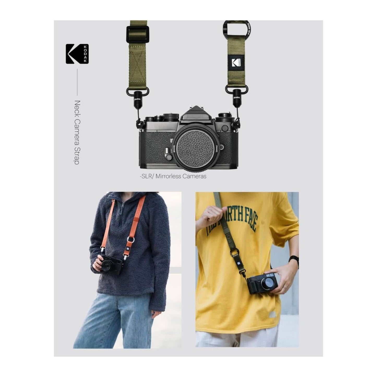 KODAK Multi-Purpose Camera Strap 2-way