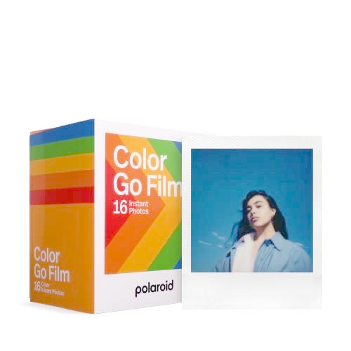 Polaroid Color Go Film - Double Pack (16 Photos) - Only Compatible with Polaroid Go Camera