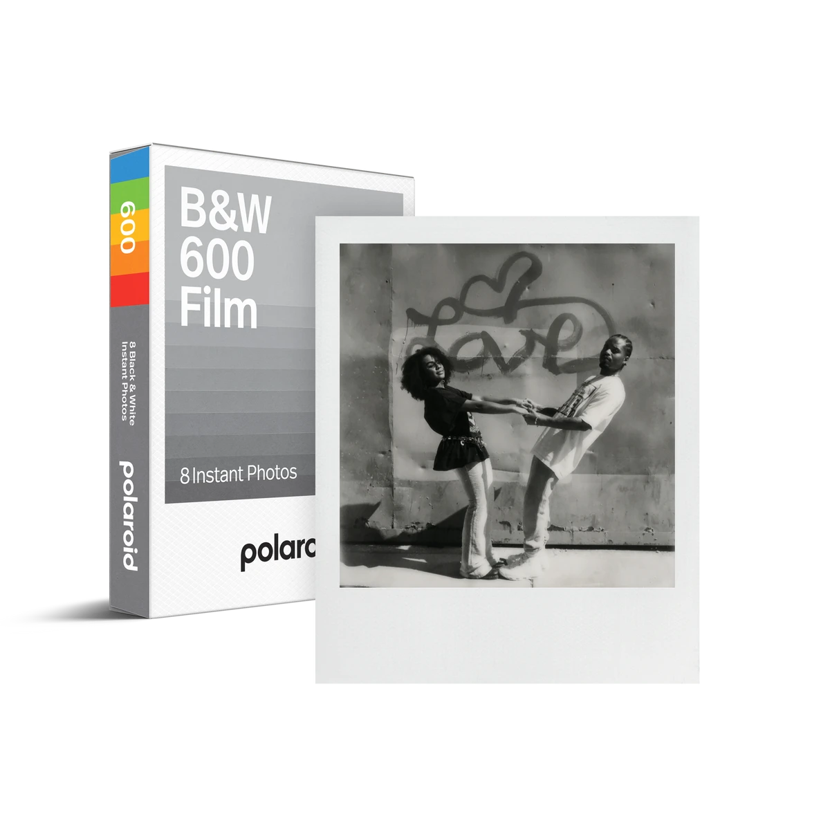 Polaroid Black & White 600 Film - 8 Photos